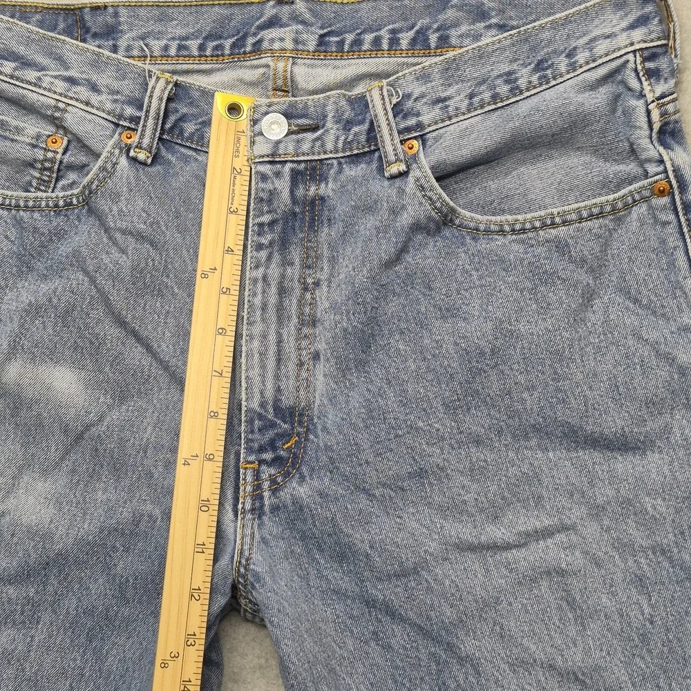 Levi's 560 Jeans Mens 38x34 Light Wash Comfort Fit Tapered Leg Denim